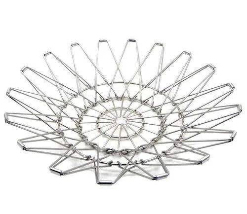Kitchen Stainless Steel Multipurpose Folding Fruit and Vegetable Basket