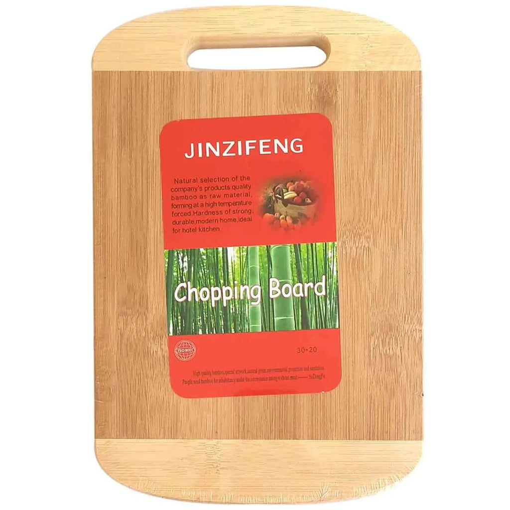 34 x 24 Craft Bamboo Chopping Board/Vegetable Cutting Board for Kitchen Handle