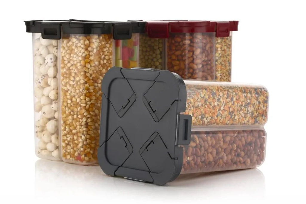 2000ml Airtight 4 Compartment Food Storage Box – BPA-Free Plastic Container