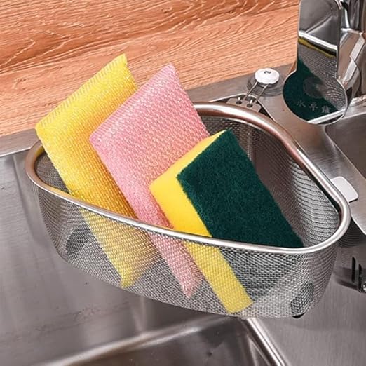 Multifunctional Food Strainer Stainless Steel Sink Corner Strainer