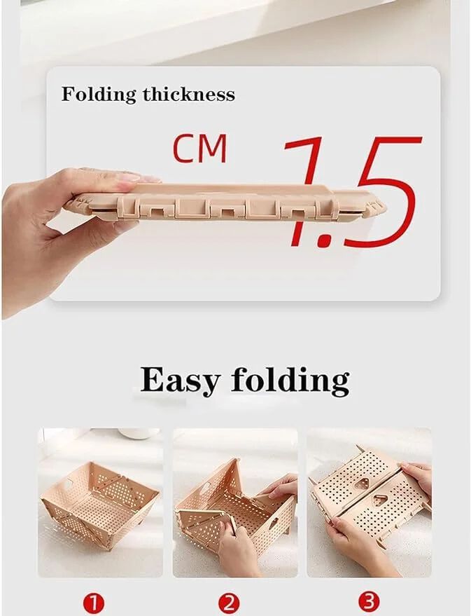 Plastic Foldable Storage Basket
