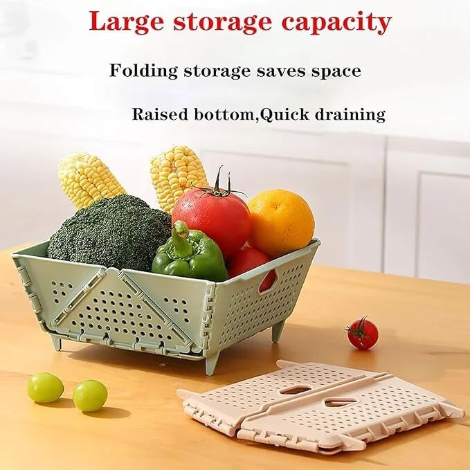Plastic Foldable Storage Basket