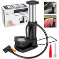 Portable Mini Bike Pump/Cycle Pump Foot Activated with Pressure Gauge Floor Bicycle Pump
