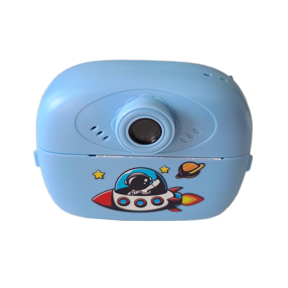 Kids Instant Print Camera for Children | DIY Thermal Printing Digital Camera with Color Pens & Paper Rolls