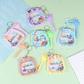 Creative Cartoon Magnetic Steel Ball Rolling Ball Small Drawing Board Keychain