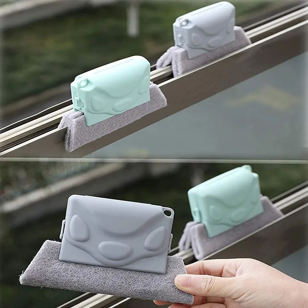 Window Slot Track Groove Dust Cleaner Remover Brush Tool
