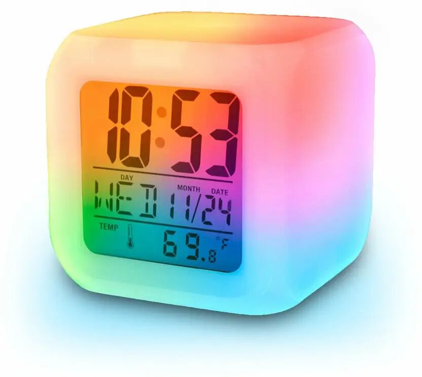 Colour Changing LED Digital Alarm Clock