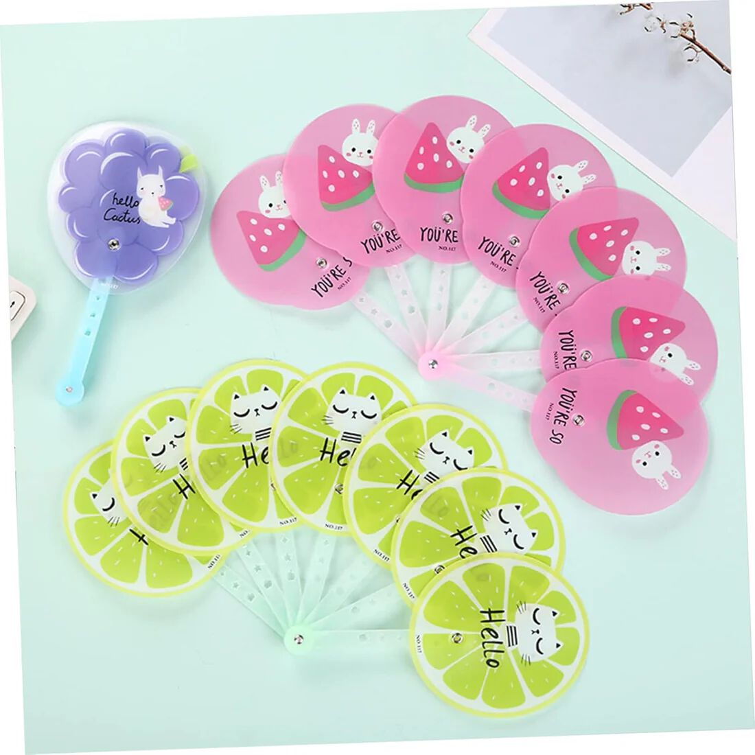 Fruit Fans Decorative Fan Fruit Hand Fan