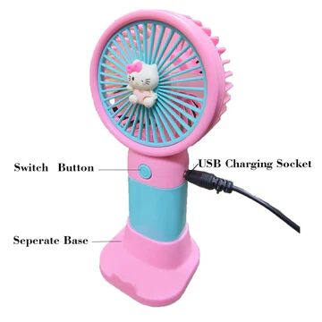 Portable Mini Fan – Rechargeable Hand Fan