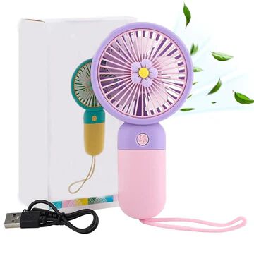 Portable Mini Fan – Rechargeable Hand Fan