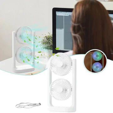 360 Degree Rotation Illuminated Dual Desktop