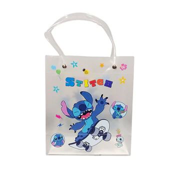 Transparent Stitch Cartoon Print Bag