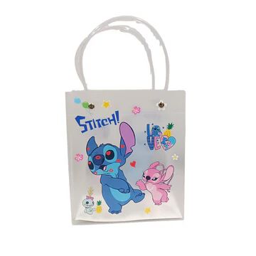 Transparent Stitch Cartoon Print Bag