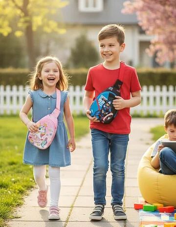 3D Design Kids Sling Chest Bag for Boys & Girls