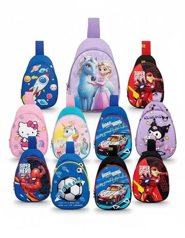 3D Design Kids Sling Chest Bag for Boys & Girls