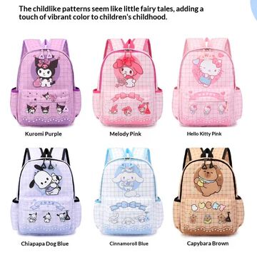 Sanrio school bag Kuromi bag Cinnamoroll travel backpack