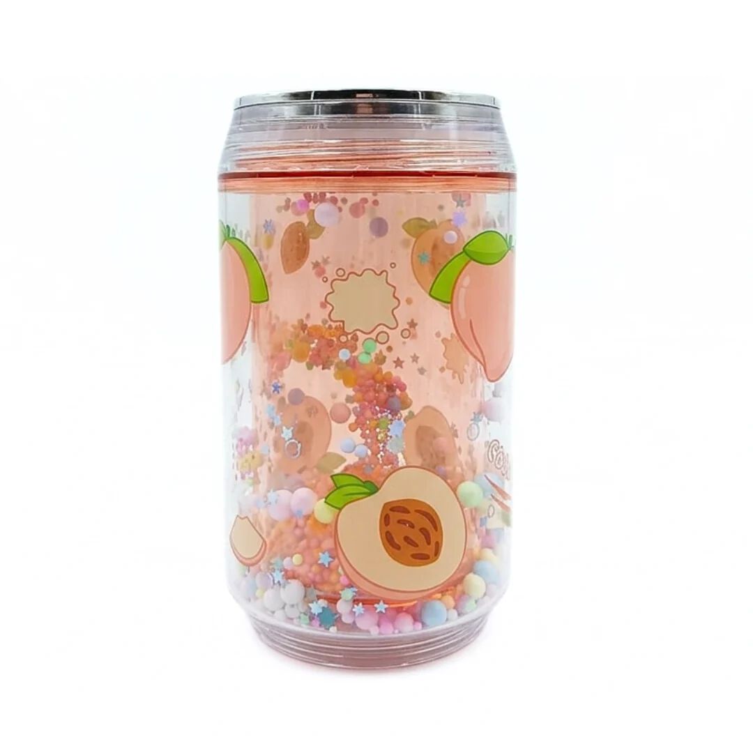Water Bottle Magic Ice Cold Bottle Cute Crushed Ice Gel Refrigerated Bottle Transparent