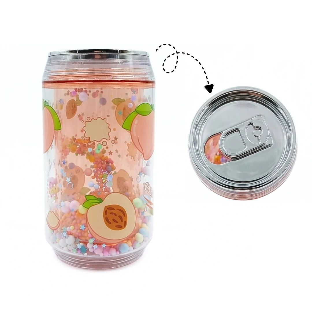 Water Bottle Magic Ice Cold Bottle Cute Crushed Ice Gel Refrigerated Bottle Transparent
