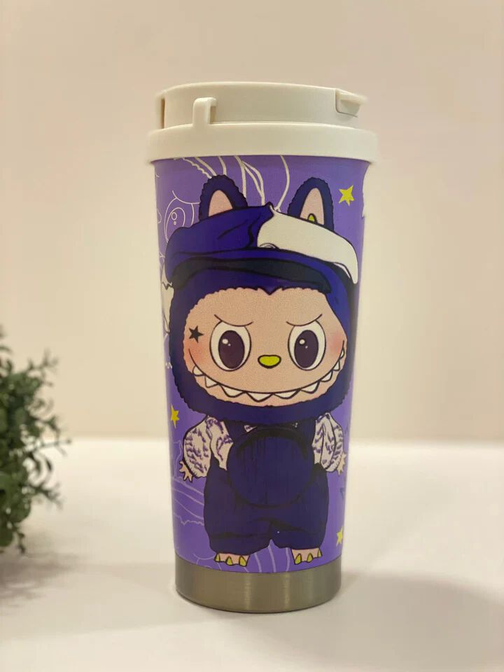 Cute Labubu Character Stainless Steel Tumbler