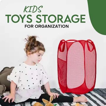 Mesh Laundry Basket| Portable Laundry Bag