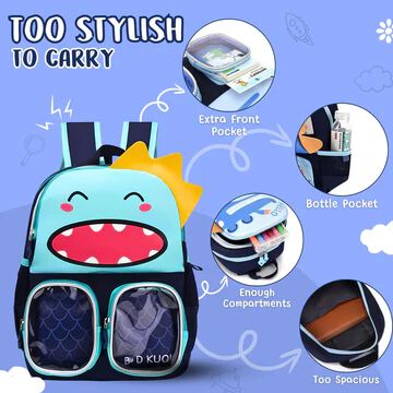 Cartoon Backpack: Cute Trendy Prints, Suitable for Boys & Girls