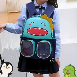 Cartoon Backpack: Cute Trendy Prints, Suitable for Boys & Girls