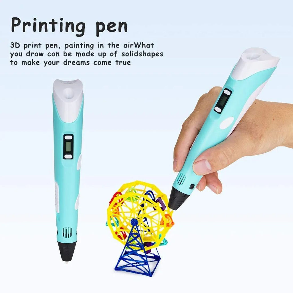 3D Pen Professional |3D Printing Drawing Pen With Different Color Abs / Pla Filament For Creative Modelling