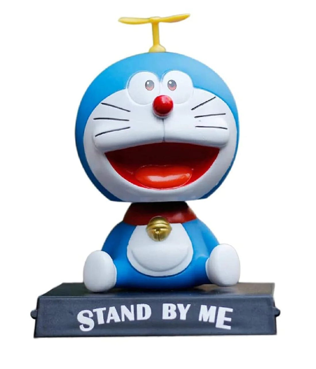 Super Hero Doremon Action Figure Limited Edition Bobblehead with Mobile Holder