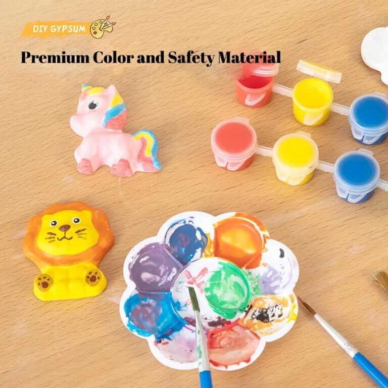 Mould & Paint Arts Set DIY Painting Kit, Random Series Paint Craft Arts and Crafts for Kids