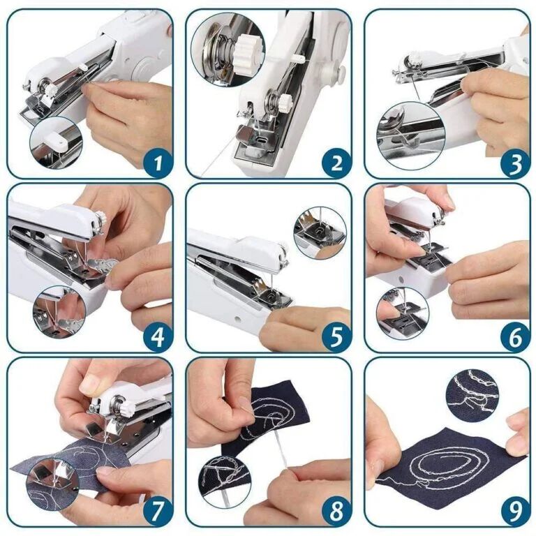 Handy Stitch Handheld Sewing Machine For Emergency Stitching