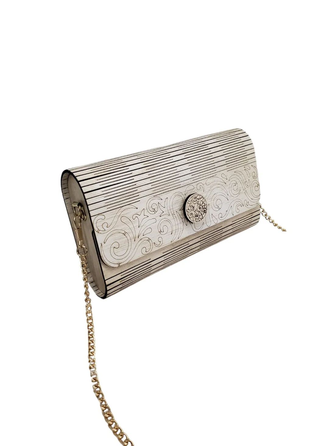 Handcrafted Wooden Purse for Women