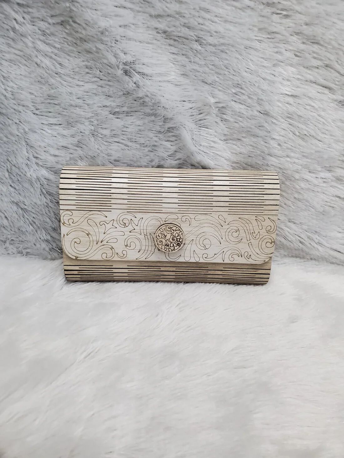 Handcrafted Wooden Purse for Women