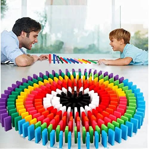 Big Sized Dominos 100 Pcs Blocks