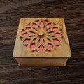 square box DIY MDF decorative empty gift box Gift box hamper for presents L 4 x W 4 x H 2 inches |