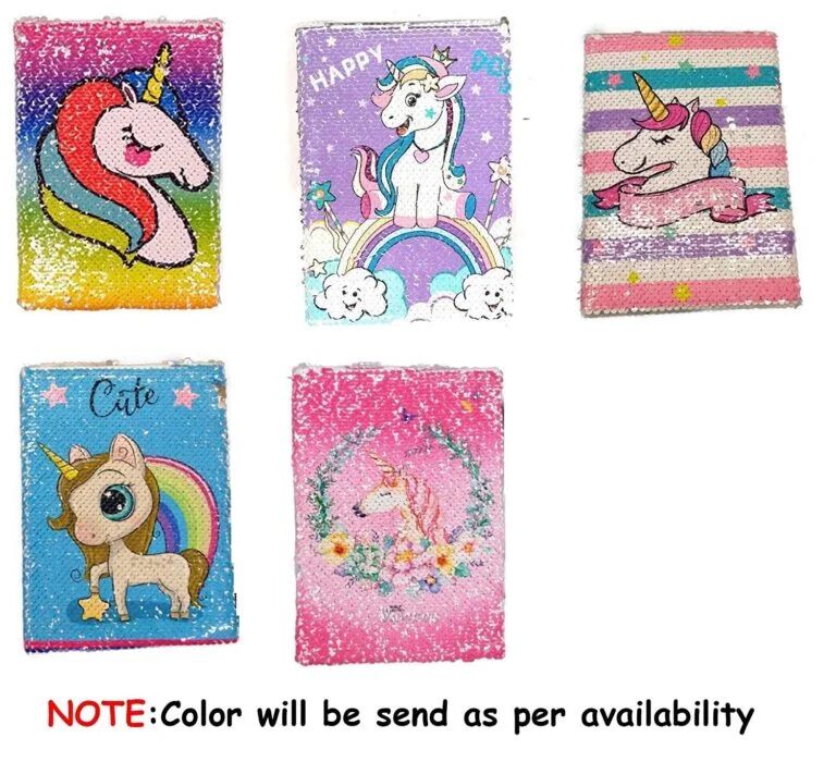 Stylish Colourful Sequins Magic Diary (Multicolour)