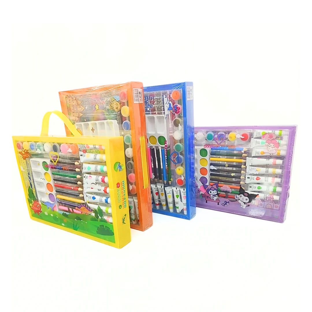 60 Colour Stationery Set for Girls and Boys {Random Color}