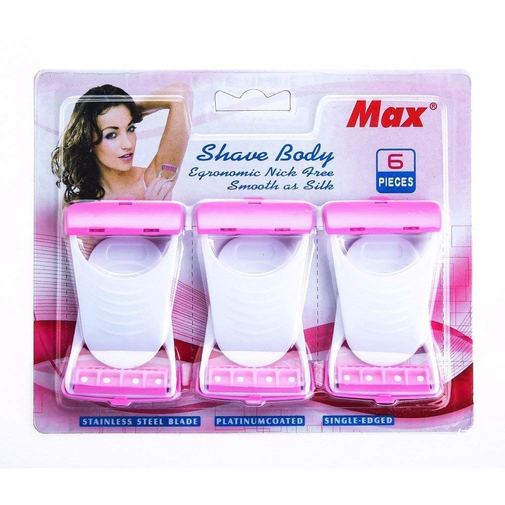 Disposable 6 Pcs Shave Razors For women’s Hair Removal Disposable blades