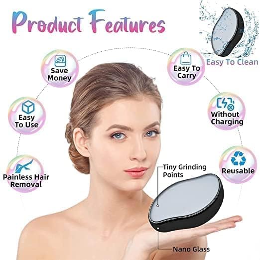 Crystal Hair Eraser, Hair Removal Tool for Women and Men