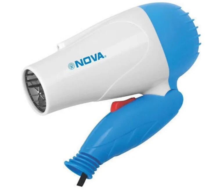 Nova NV-1290 1000 w Foldable hair driyer to make your hair styling for easy portable & storage