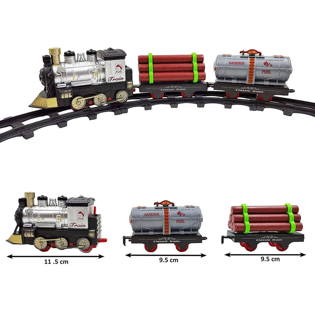 Toy Train Set Battery Operated, Sound, And Lights