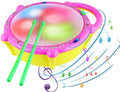 Flash Drum with 3D Multi Colour Light and Music for Kids