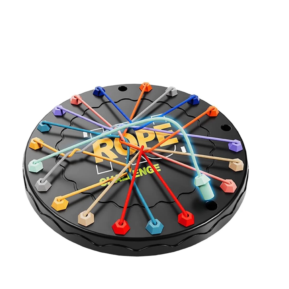 Rope Puzzle Challenge Game for Kids & Adults Brain Teaser Logic Board Toy