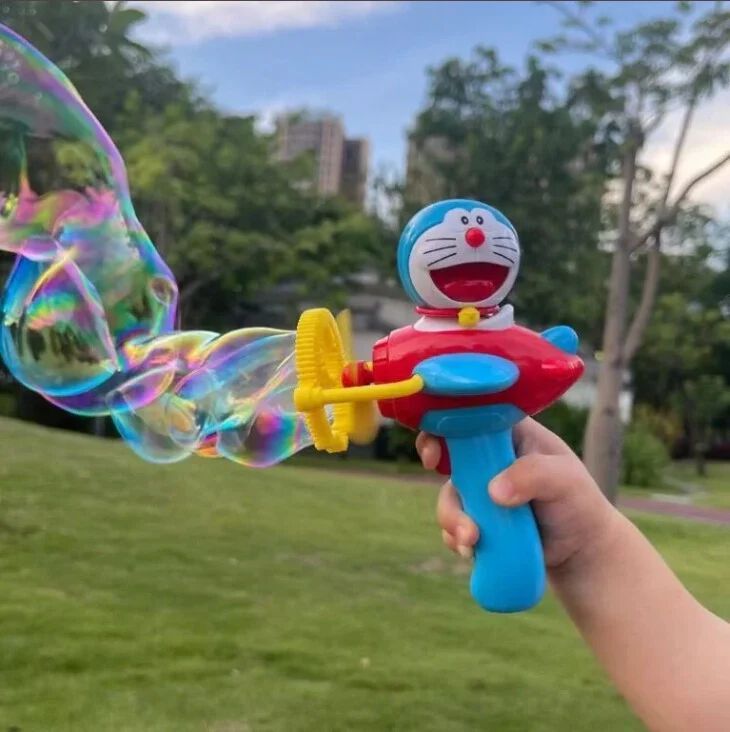 Battery Operated Doraemon Bubble Gun