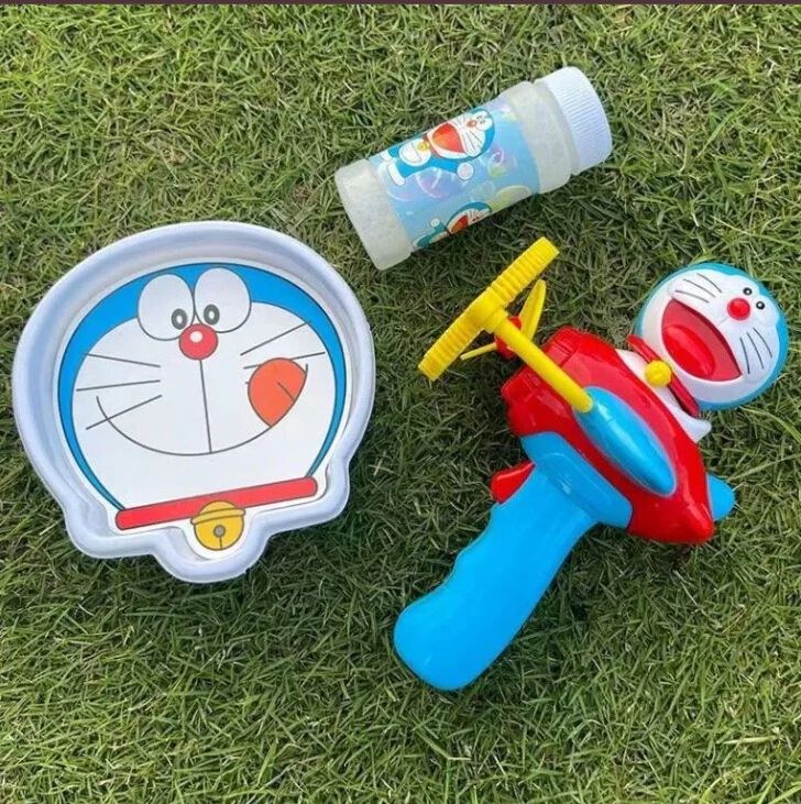 Battery Operated Doraemon Bubble Gun