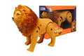 Battery Operated Lion with Light Sound & Walk, Funny Electric Lion Cartoon Toy