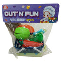 Vegetable Cutting Set for Kids , 8PCS Vegetable with Basket, Knife, Plate & Chopping Board Toys