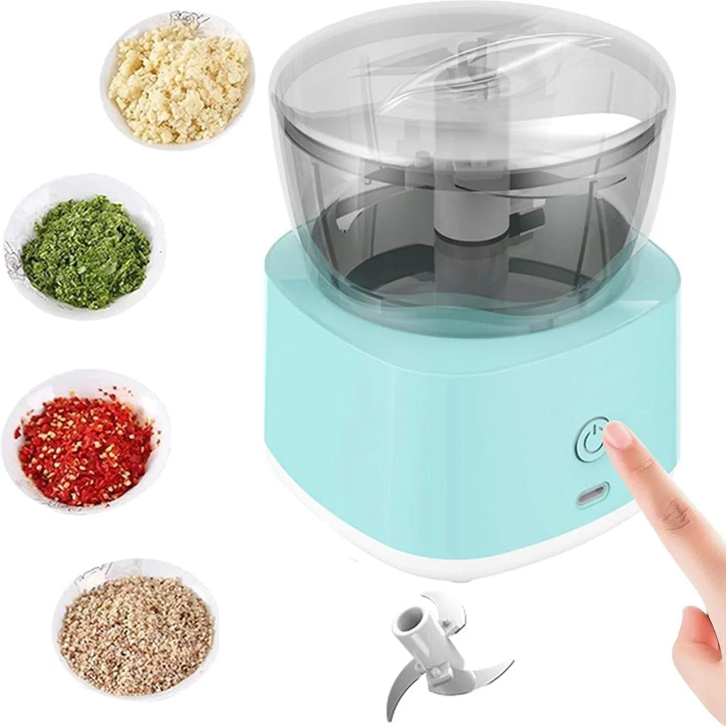 Garlic Masher Cooking Machine Mini Electric Mixer Stuffing Food Processor