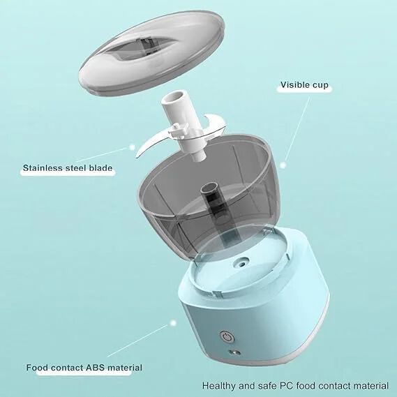 Garlic Masher Cooking Machine Mini Electric Mixer Stuffing Food Processor
