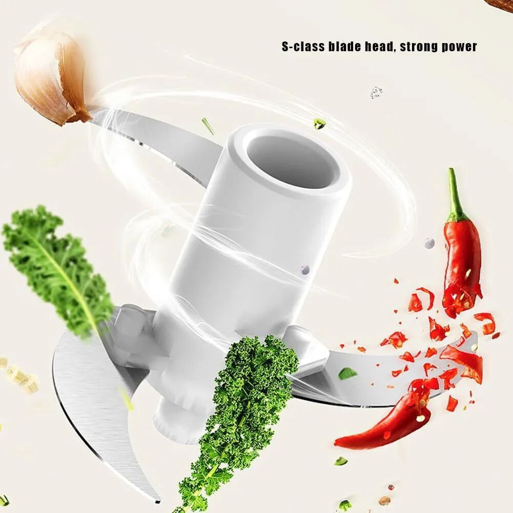 Garlic Masher Cooking Machine Mini Electric Mixer Stuffing Food Processor