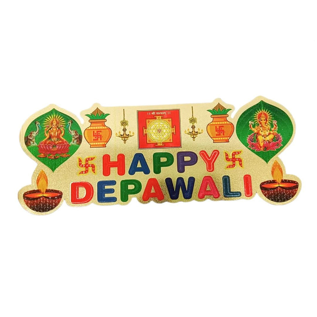 Diwali Gold foil Cutout stickers